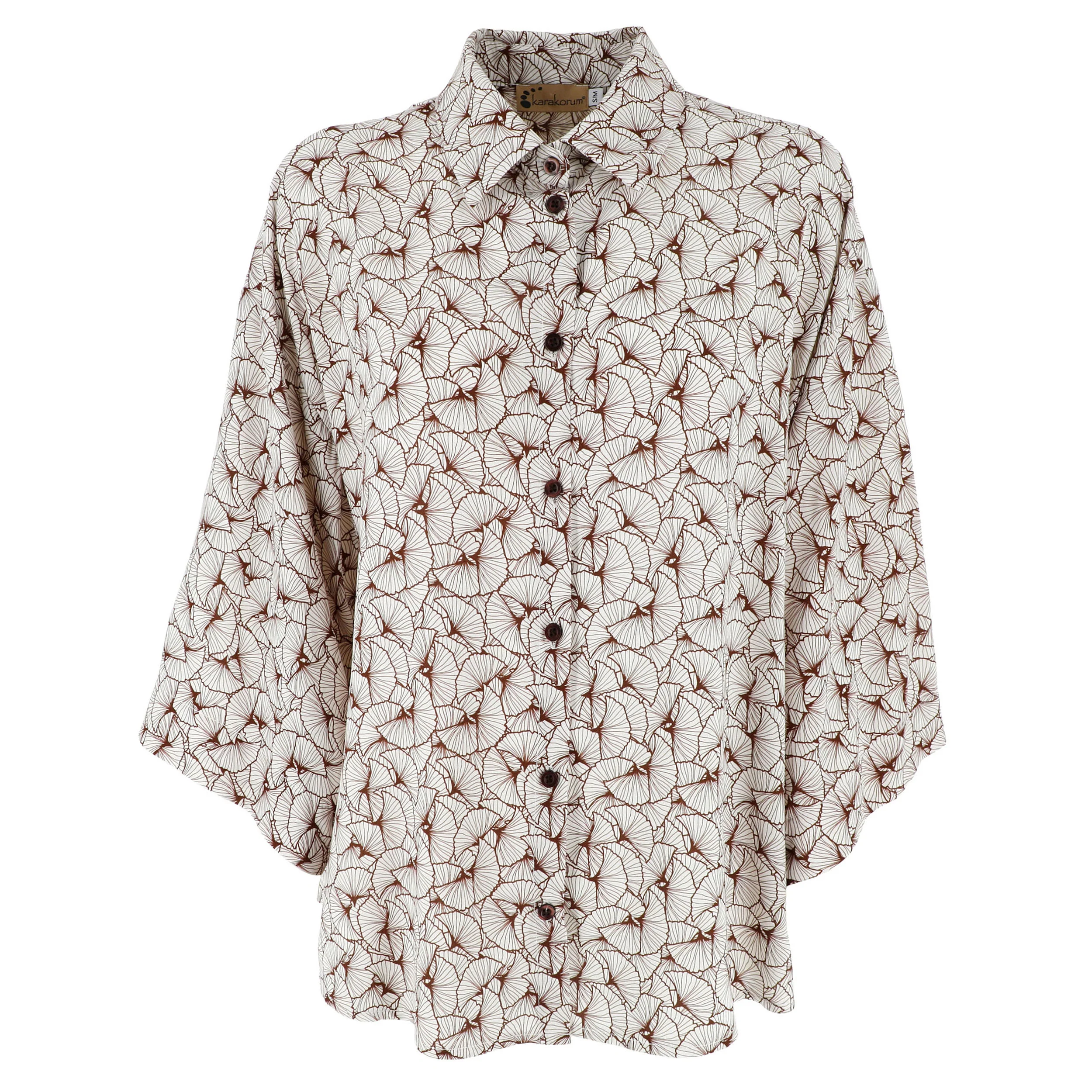 KARAKORUM Camicia SIGMA Beige e marroen - immagine 2