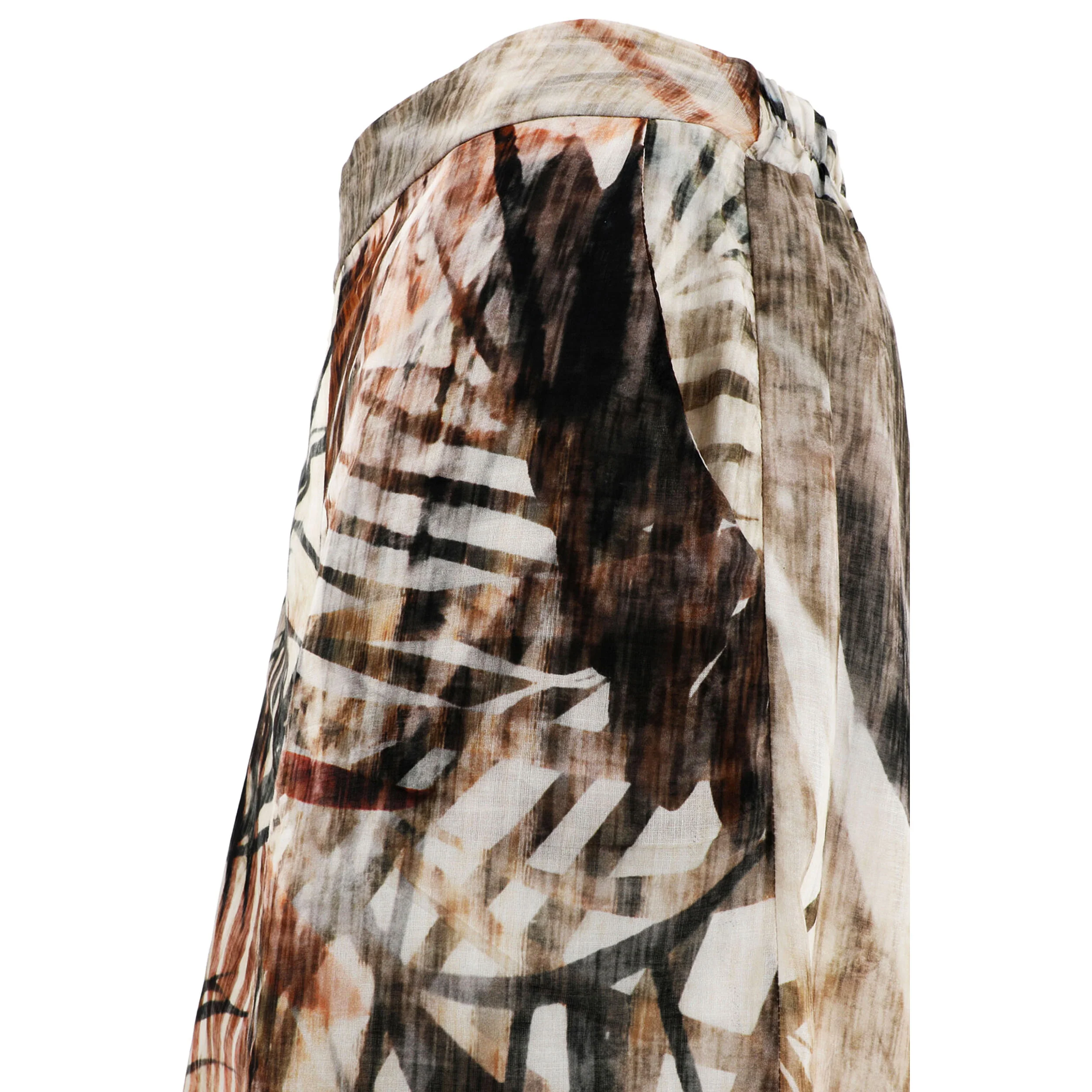 KARAKORUM Pantaloni STEFANY Beige e Marrone - immagine 5