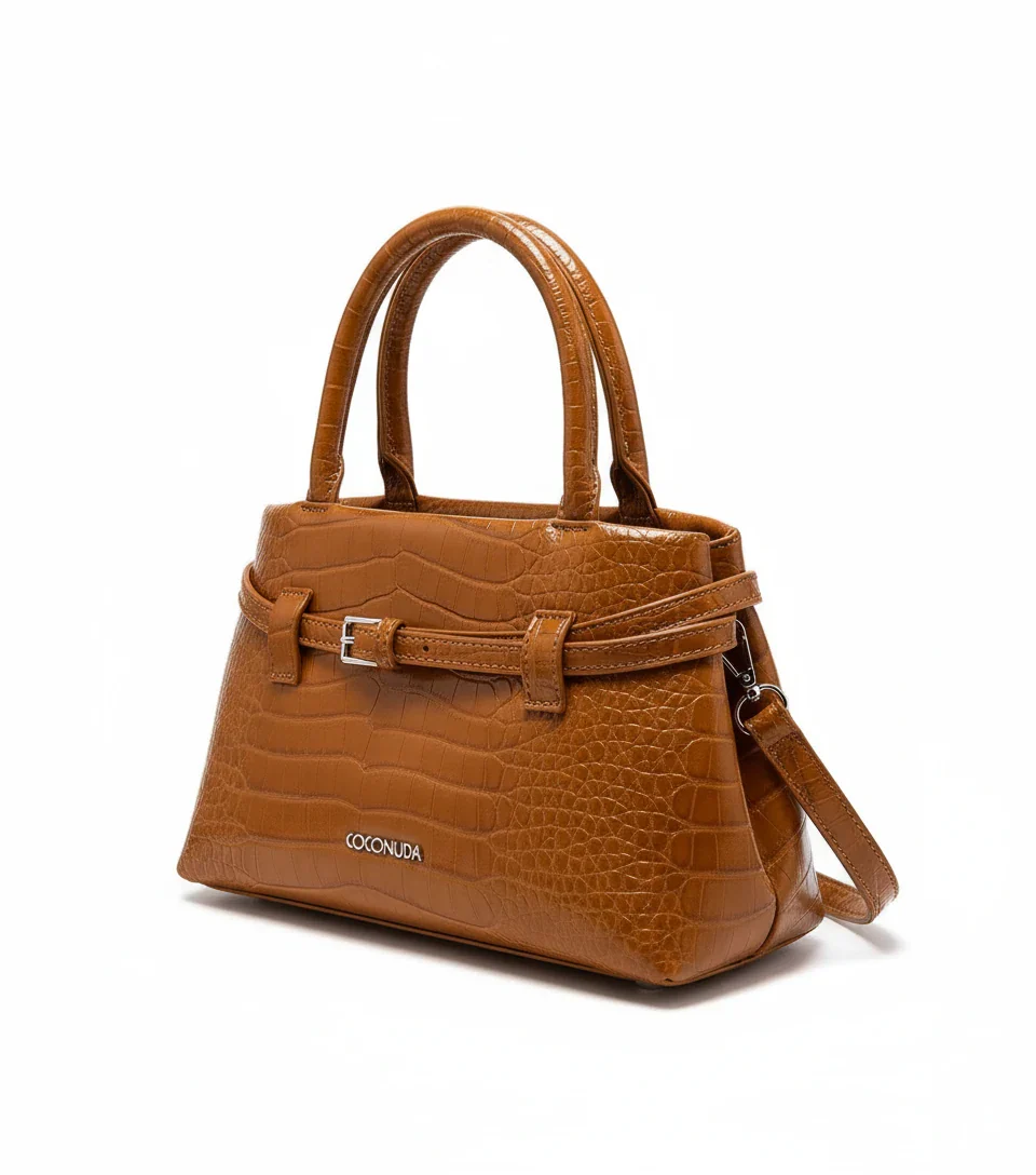 Borsa firmata COCONUDA Colletion piccola donna spalla a tracolla simil pelle nuova fantasia logo borsetta - immagine 8