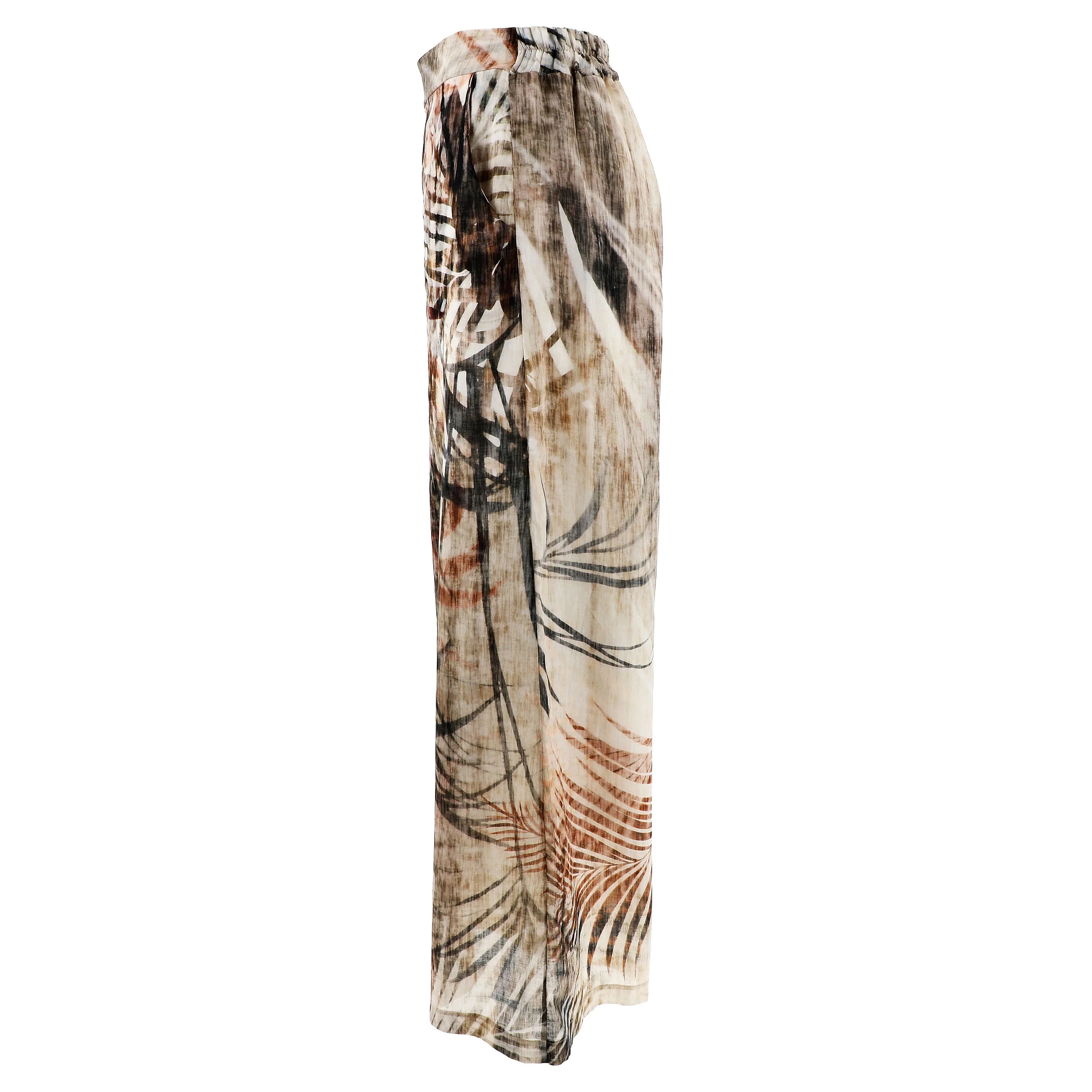 KARAKORUM Pantaloni STEFANY Beige e Marrone - immagine 4