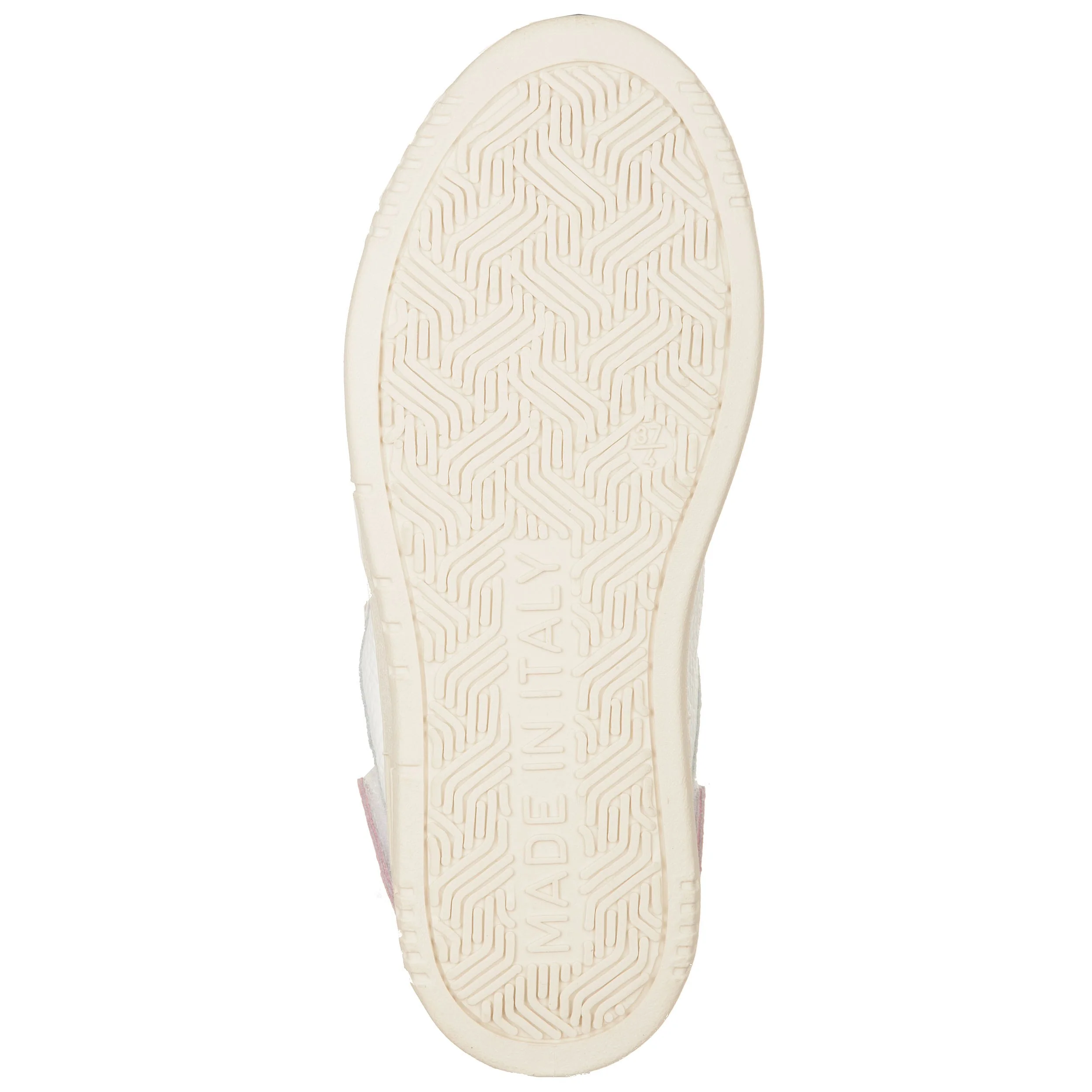 4Line Sneakers basket bassa bianca e rosa - immagine 5