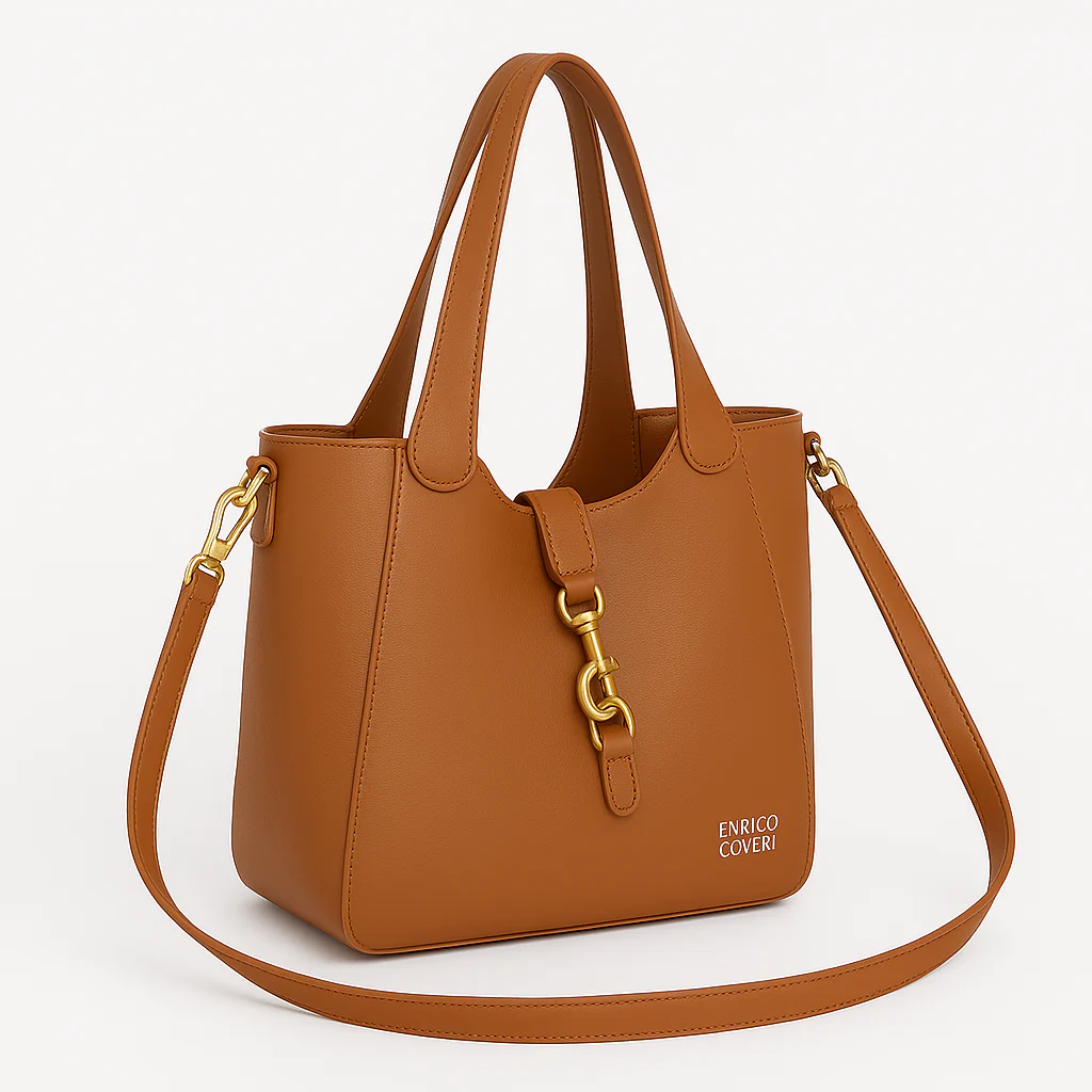 Enrico Coveri Borsa con Pochette EC6097 - 39x15x28 cm - immagine 3