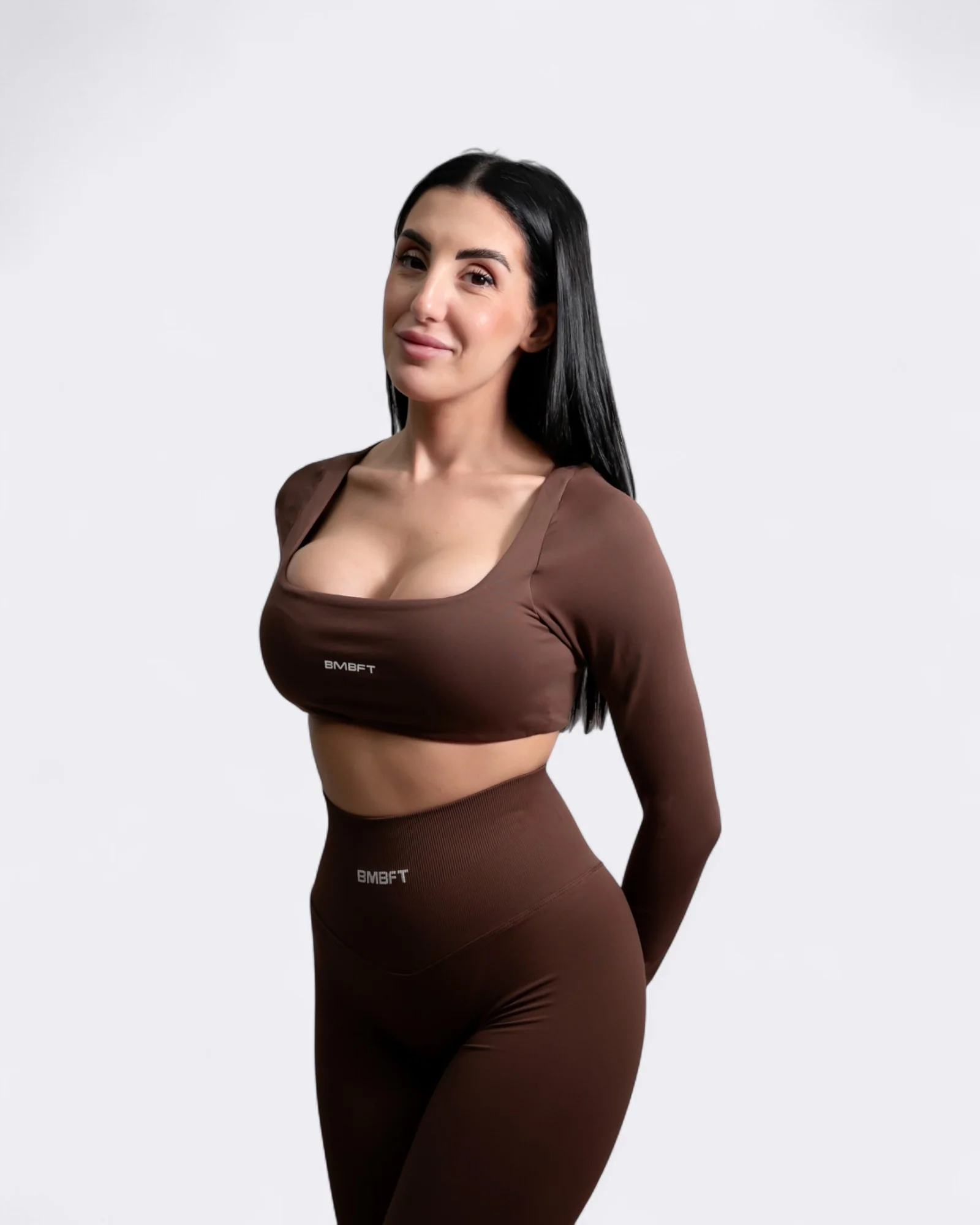 Elevate Long Sleeve - Marrone - immagine 2
