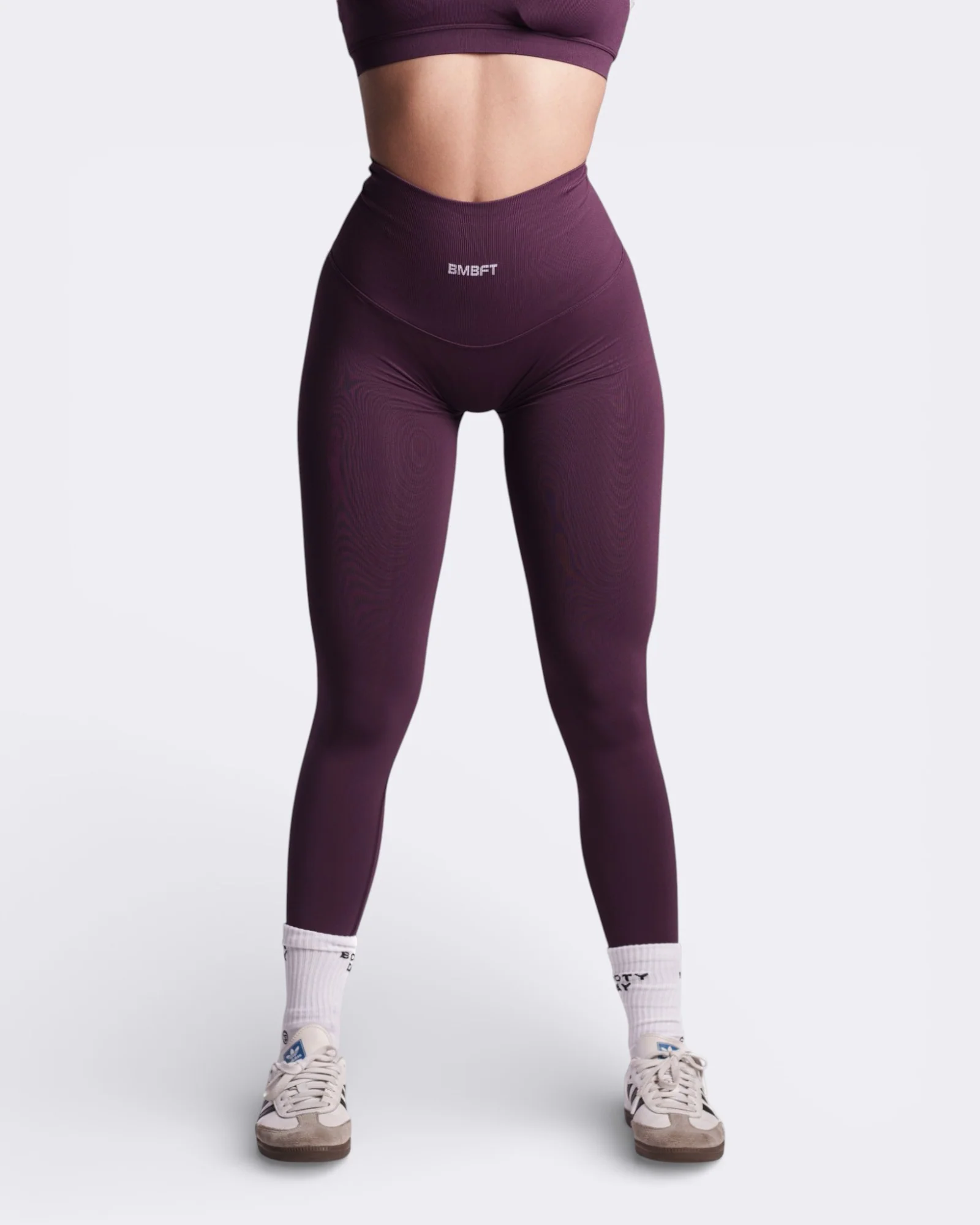 Oasis High Band Leggings Push Up - Viola Plum - immagine 4