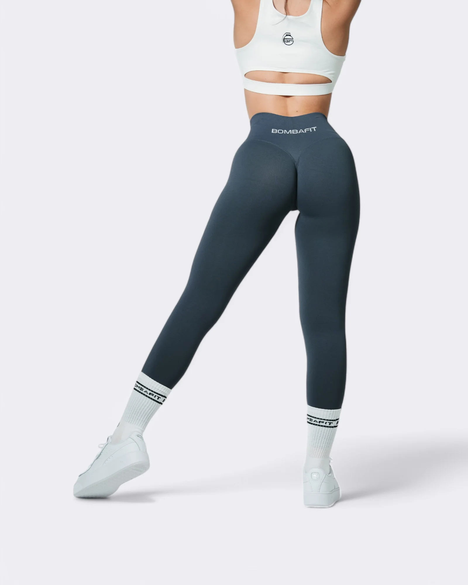 Oasis Leggings Push Up - Acciaio - immagine 2