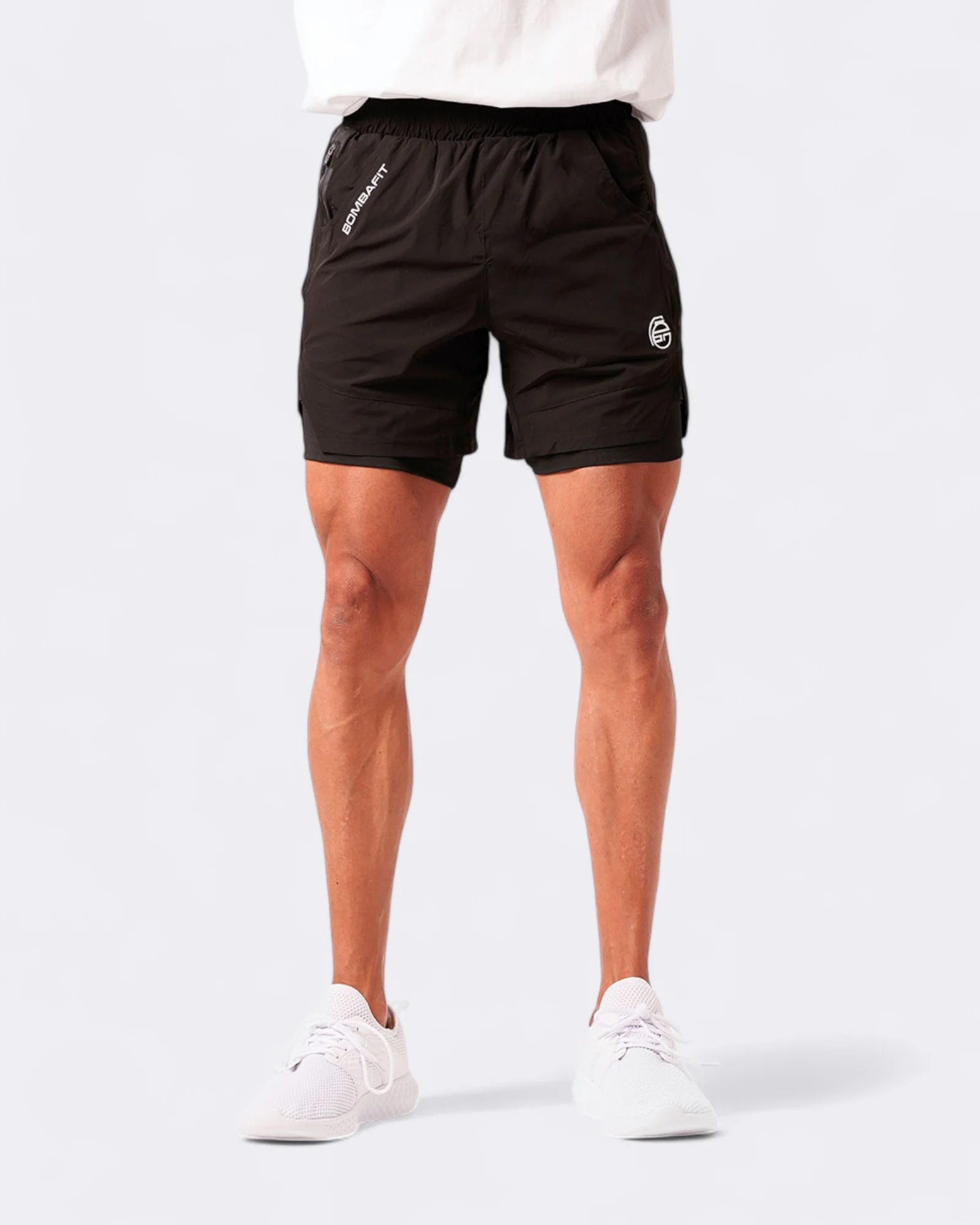 Pantaloncino Training Uomo - Triple black - immagine 2