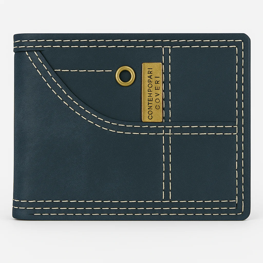 EC Coveri Portafoglio Uomo in Pelle Vera 9.3x12.2cm Range-1-Jeans-992# - immagine 6