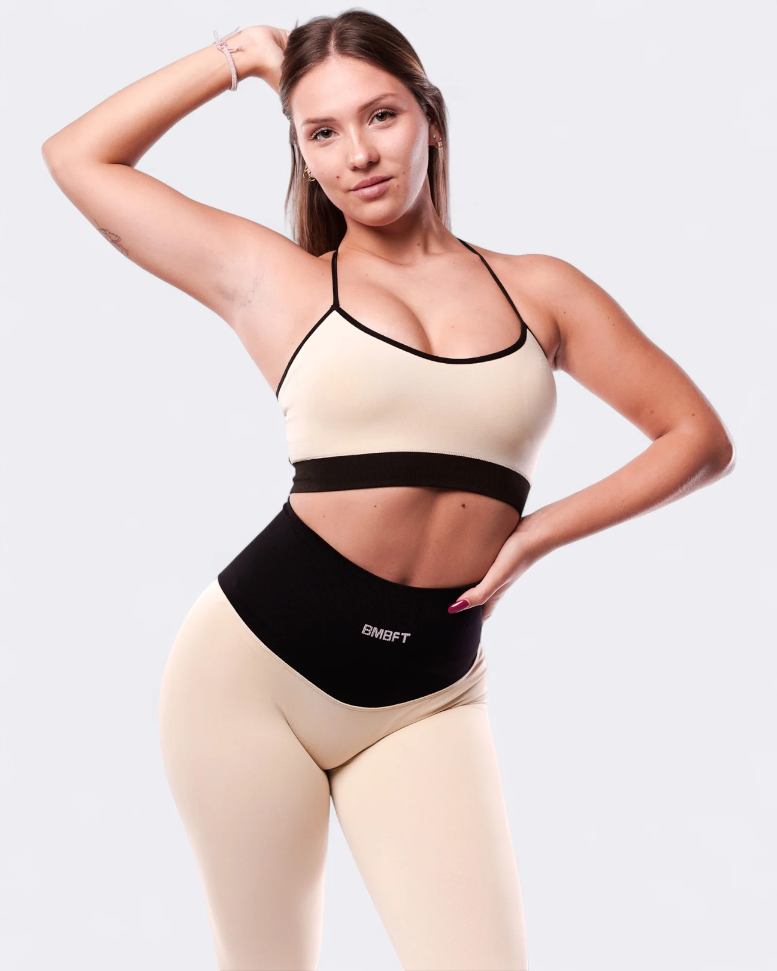 Top Honey Bicolor - Beige - immagine 4