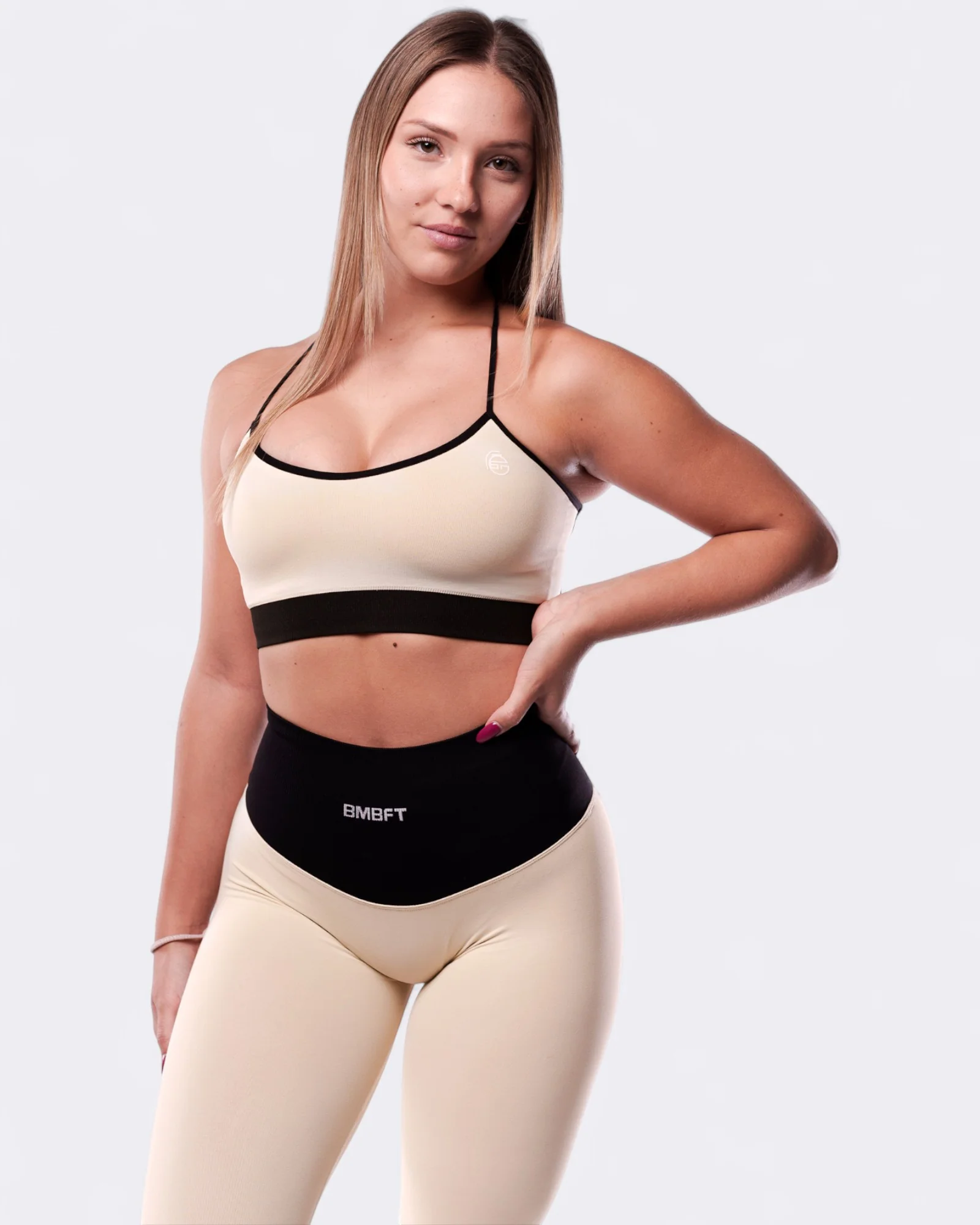 Top Honey Bicolor - Beige - immagine 2