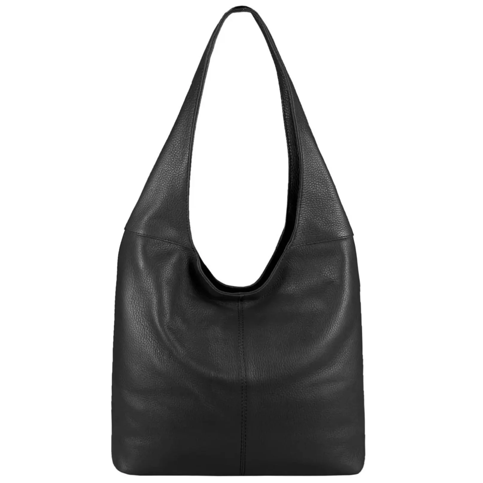 Modarno Borsa Hobo a spalla in Vera Pelle Dollaro Made In Italy 38x16x28 cm - immagine 2
