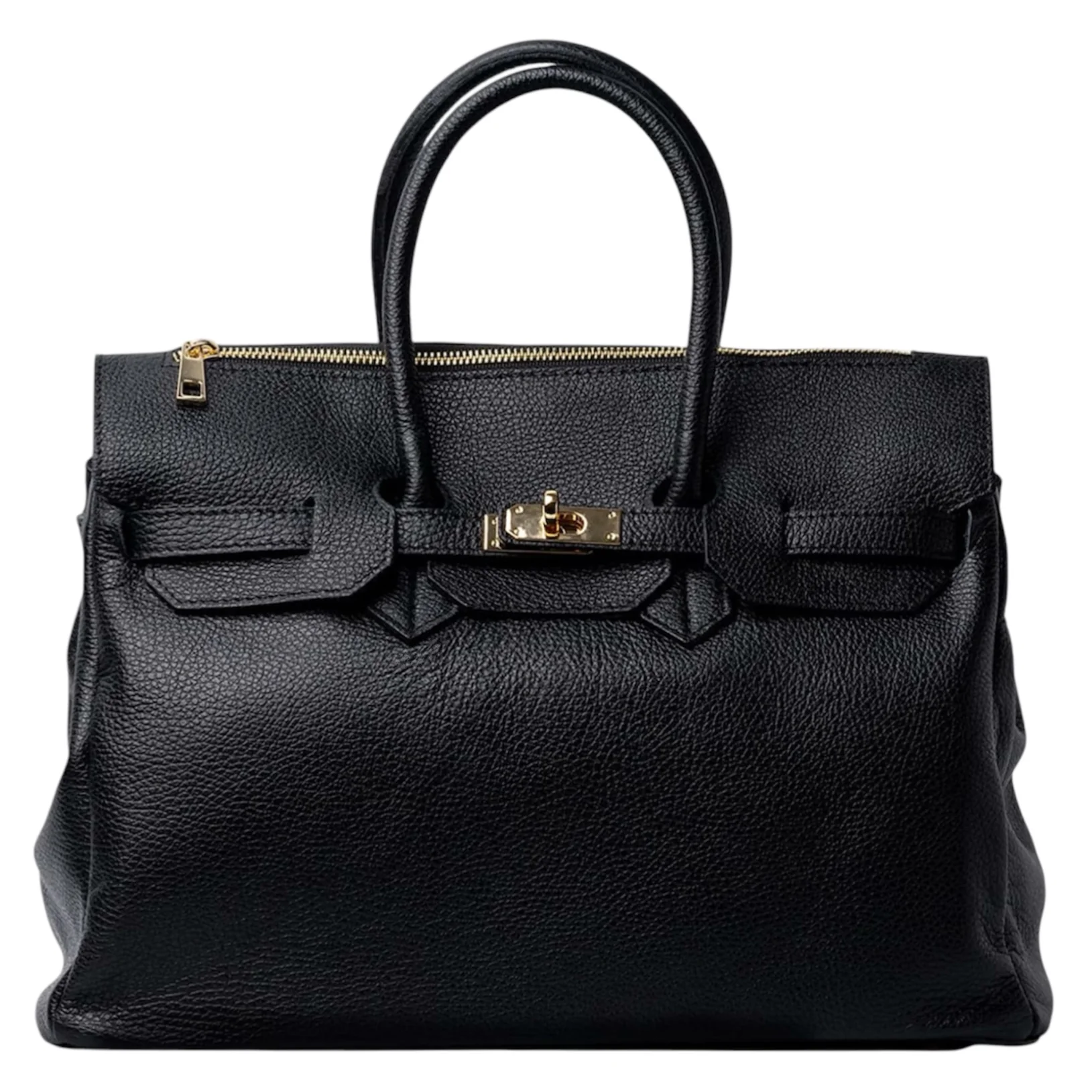Modarno Borsa Birk a Mano in vera Pelle 40x17x28 cm - immagine 2