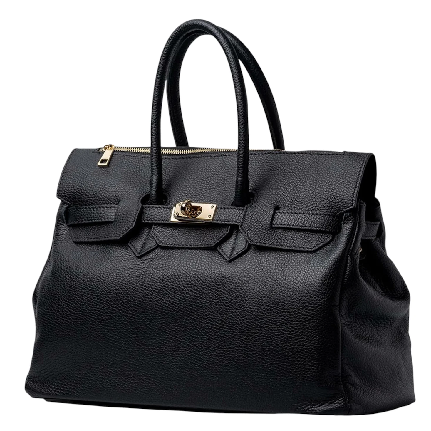 Modarno Borsa Birk a Mano in vera Pelle 40x17x28 cm - immagine 3