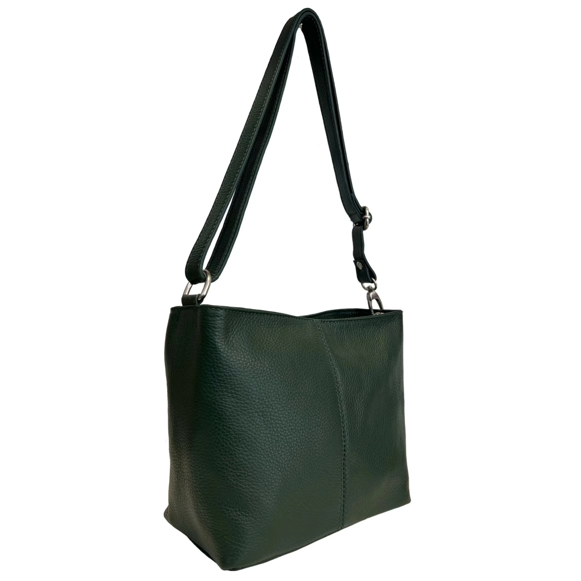 Modarno Borsa con tracolla, borsa da spalla, hobobag utilitaria da donna 30x15x23 cm - immagine 3
