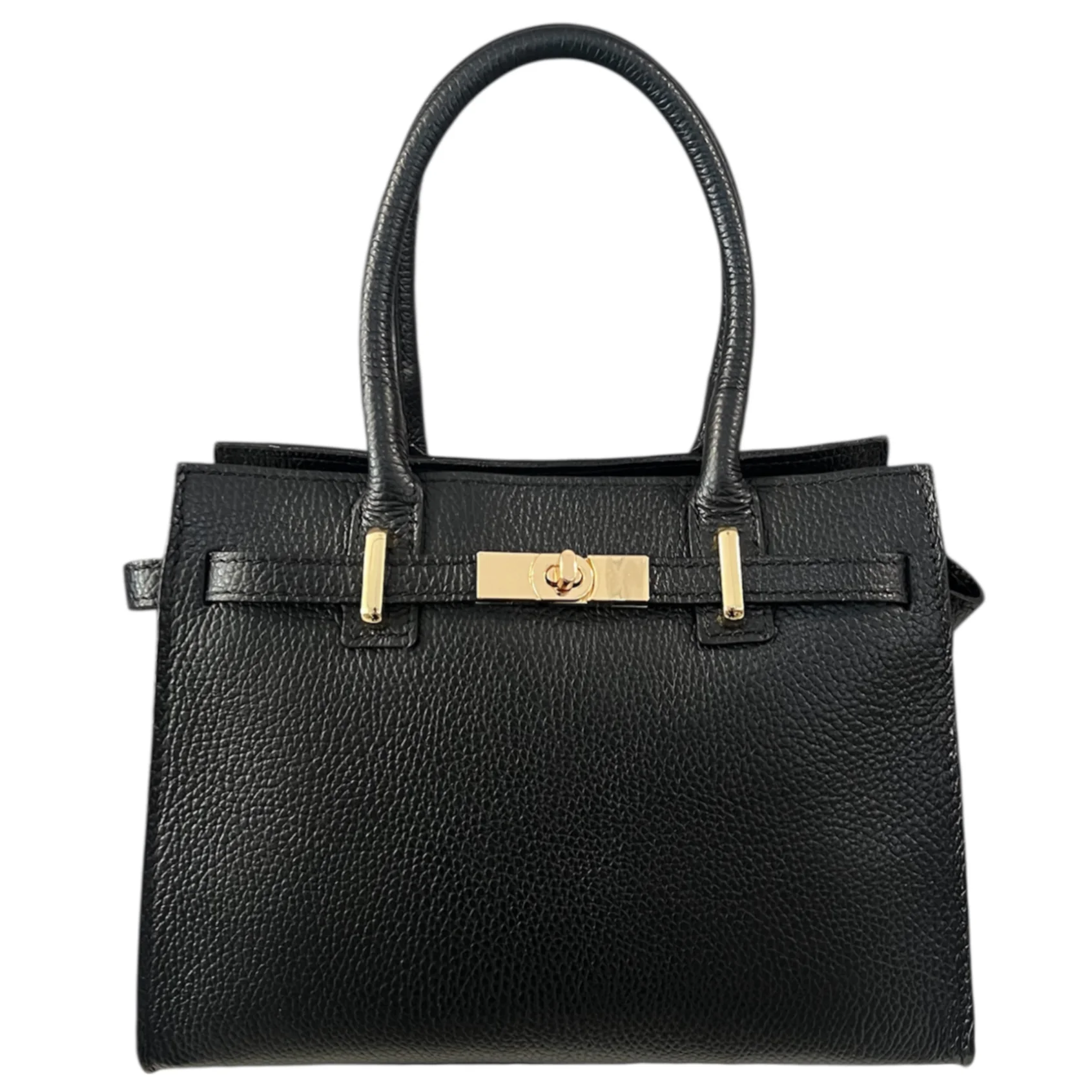 Modarno Borsa a mano e a tracolla "Gina" in vera pelle 28x14x20cm - immagine 8