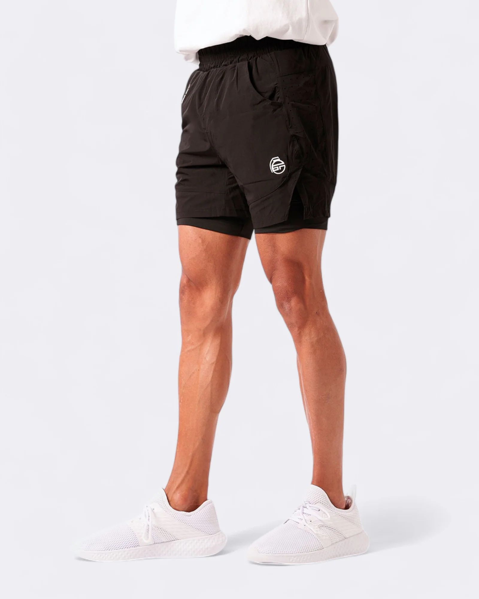 Pantaloncino Training Uomo - Triple black - immagine 3