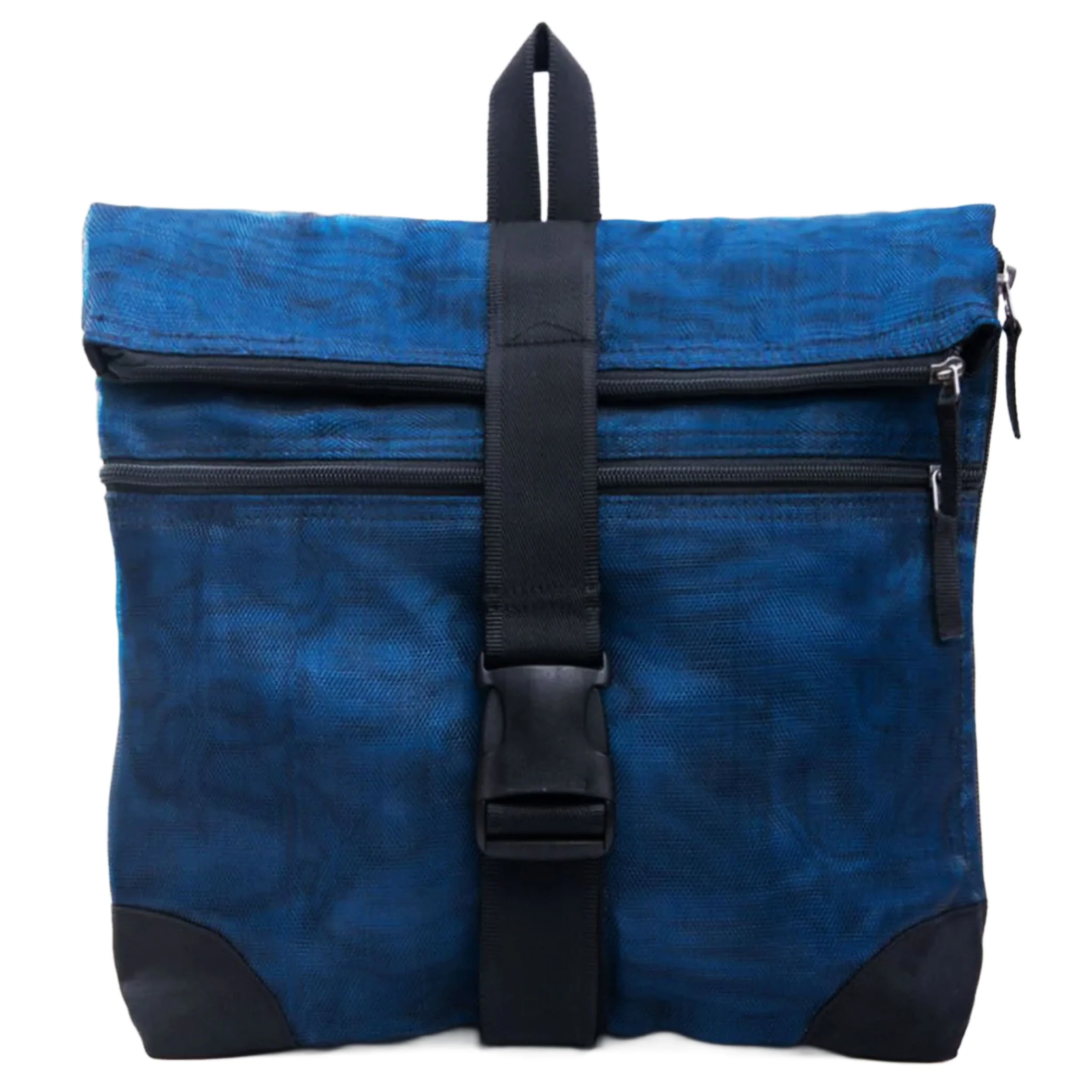 Zaino rete unisex con gomma, blu - immagine 3