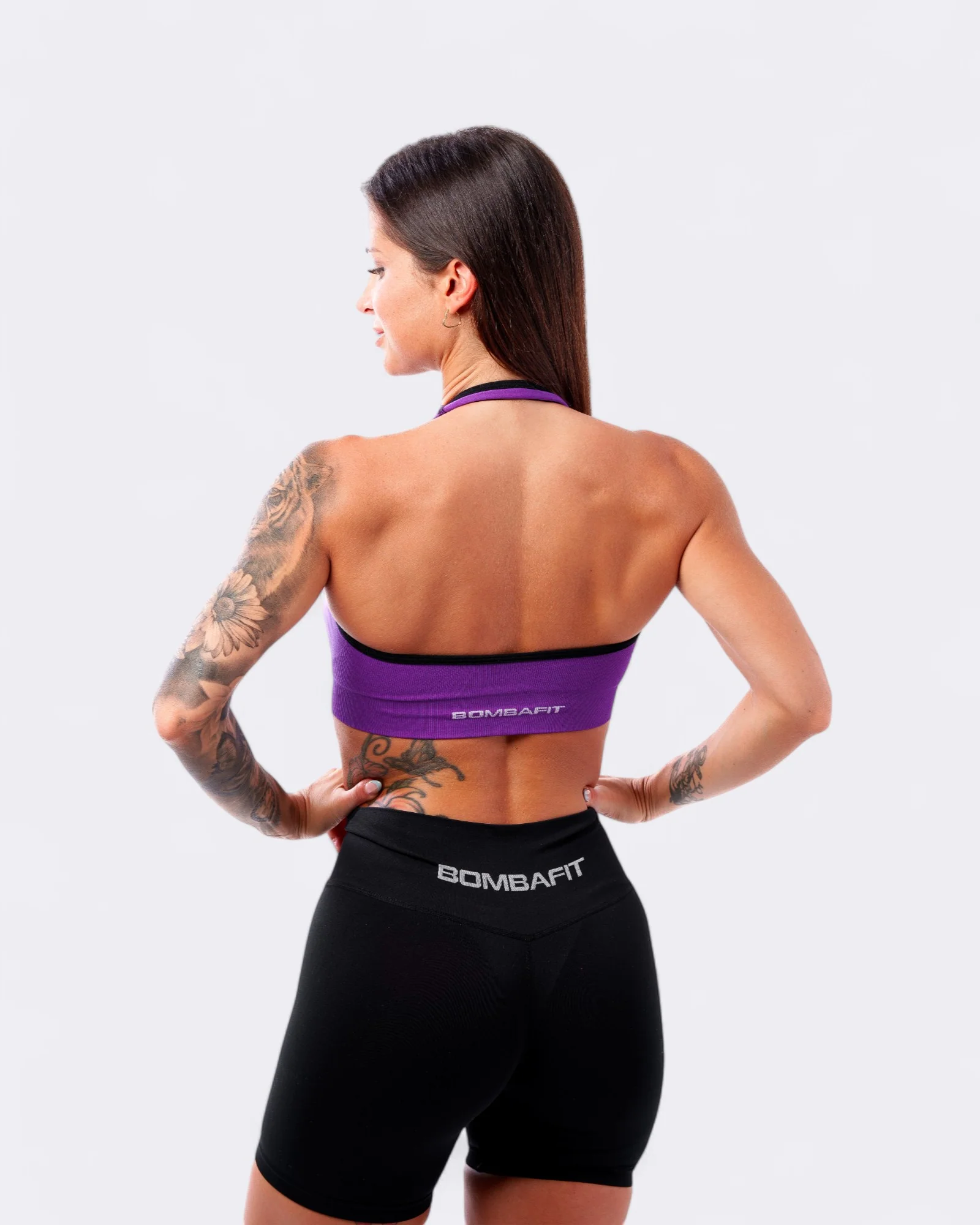 Top Circle Bicolor - Viola/Nero - immagine 3