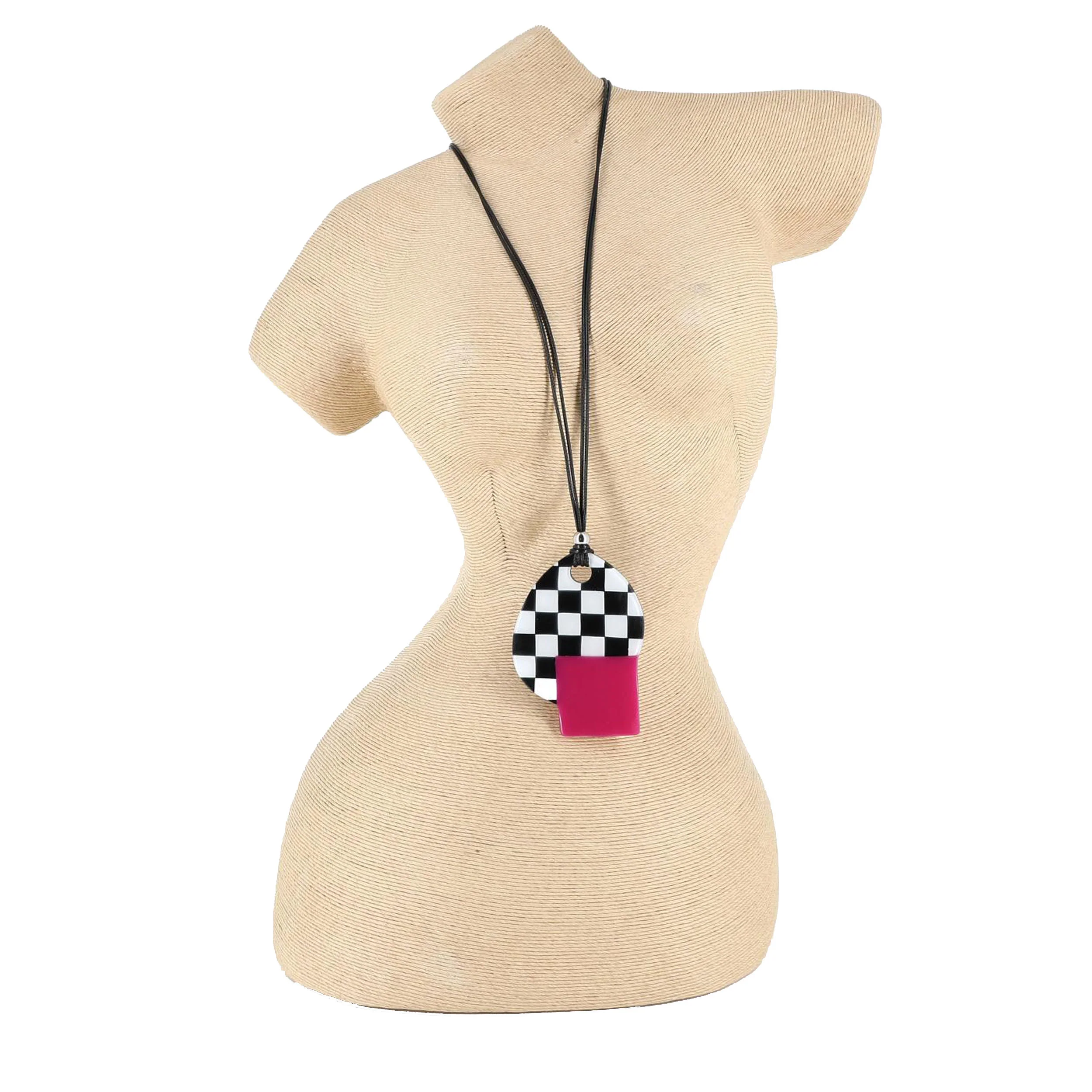 KARAKORUM - Collana Annalise Fuxia - immagine 3