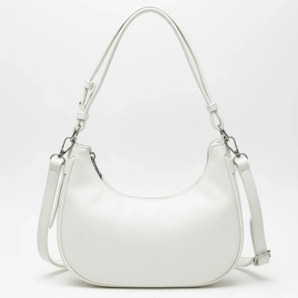 Herisson - Borsa borsetta con Doppia Tracolla Removibile mezzaluna - immagine 9
