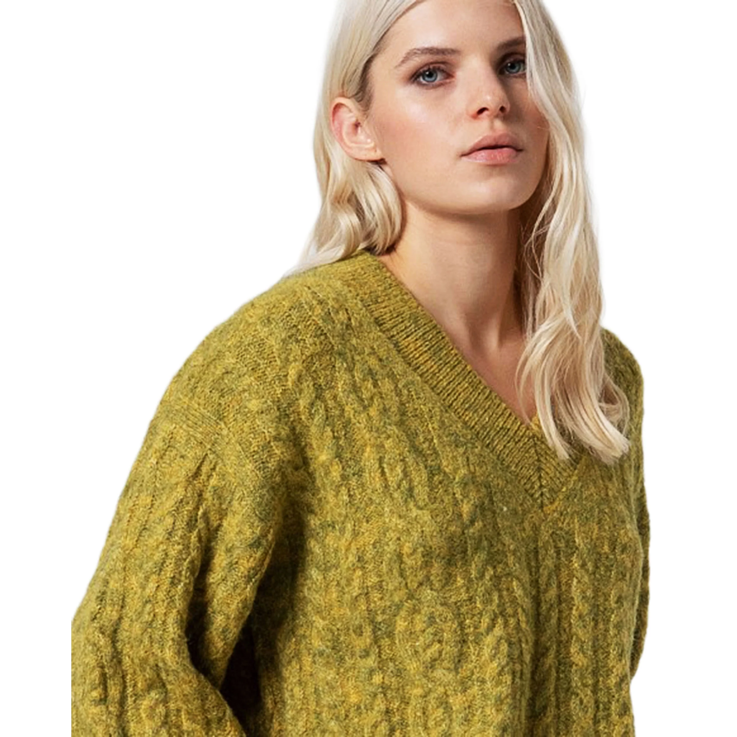 SURKANA - Maglione oversize a trecce - immagine 3