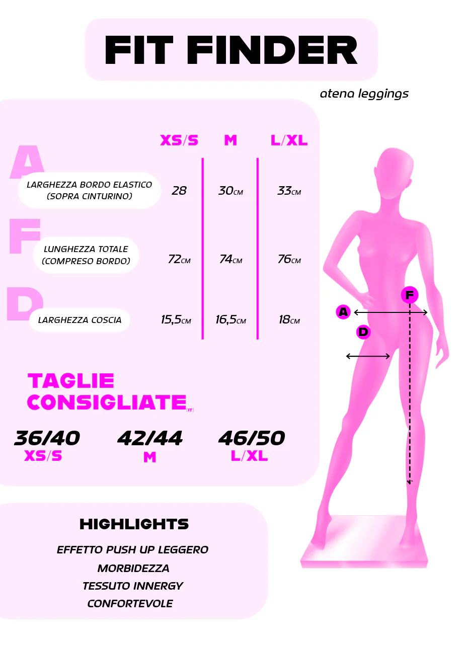Leggings Atena - Rosa Shock - immagine 6