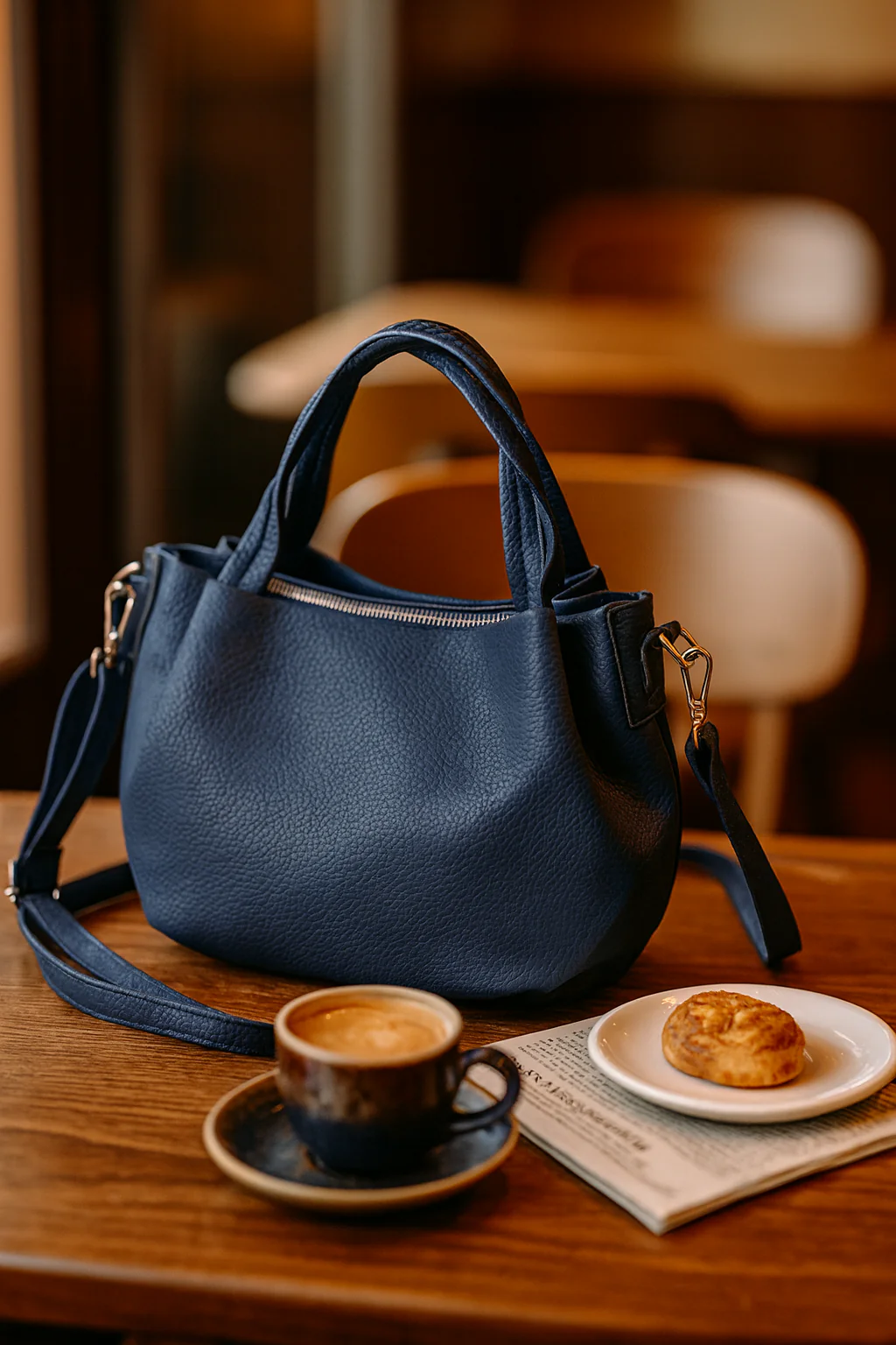DUDLIN - Borsa firmata borsetta a bauletto tracolla mano simil pelle tote piccola capiente elegante casual - immagine 4