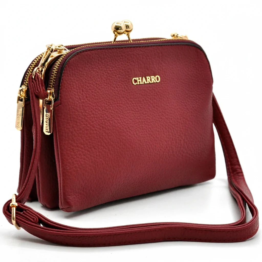 Borsetta CHARRO borsa donna clutch casual elegante in simil pelle tracolla pochette mano - immagine 7