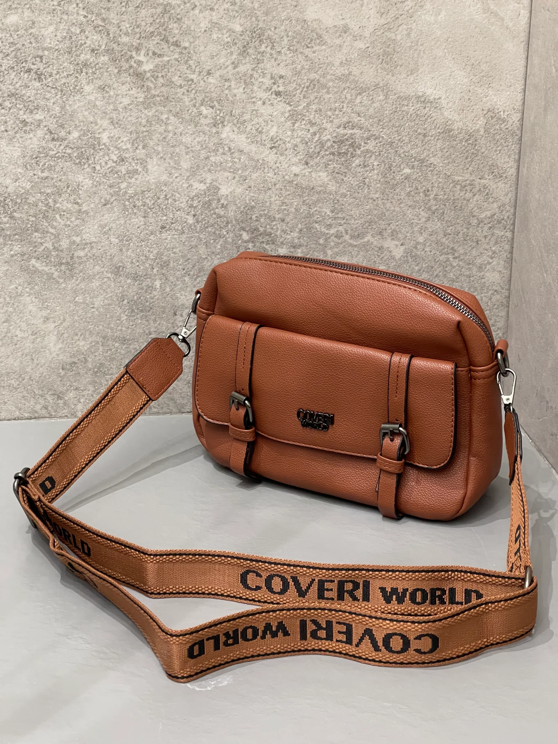 Borsetta coveri world elegante platta zip tracolla passeggio capiente zip - immagine 8